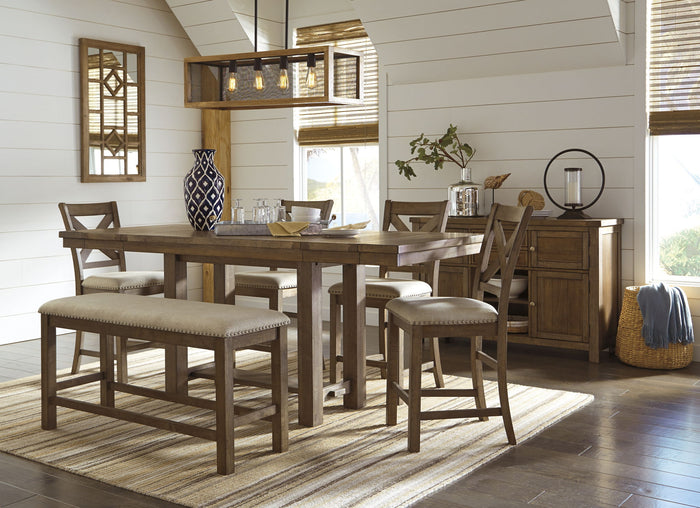 Moriville - Double UPH Bench  - Beige image 4