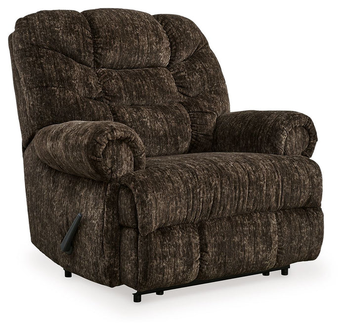 Movie Man - Zero Wall Recliner - Fabric - Chocolate image 1