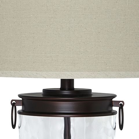 Tailynn - Glass Table Lamp  - Clear / Bronze Finish image 4