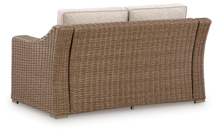 Laguna Heights - Loveseat With Cushion - Beige image 3