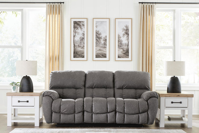 Bakerstein - Power Reclining Sofa With Adjustable Headrest - Galaxy image 4