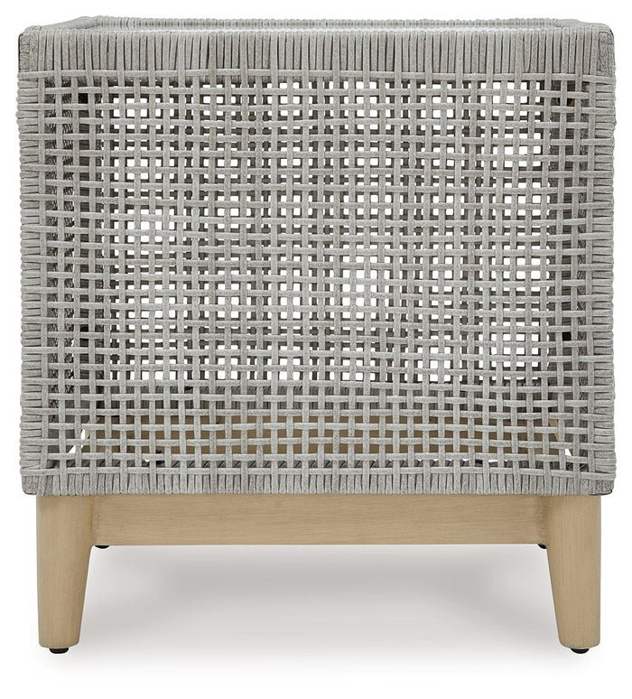 Seton Creek - Square End Table - Gray image 4