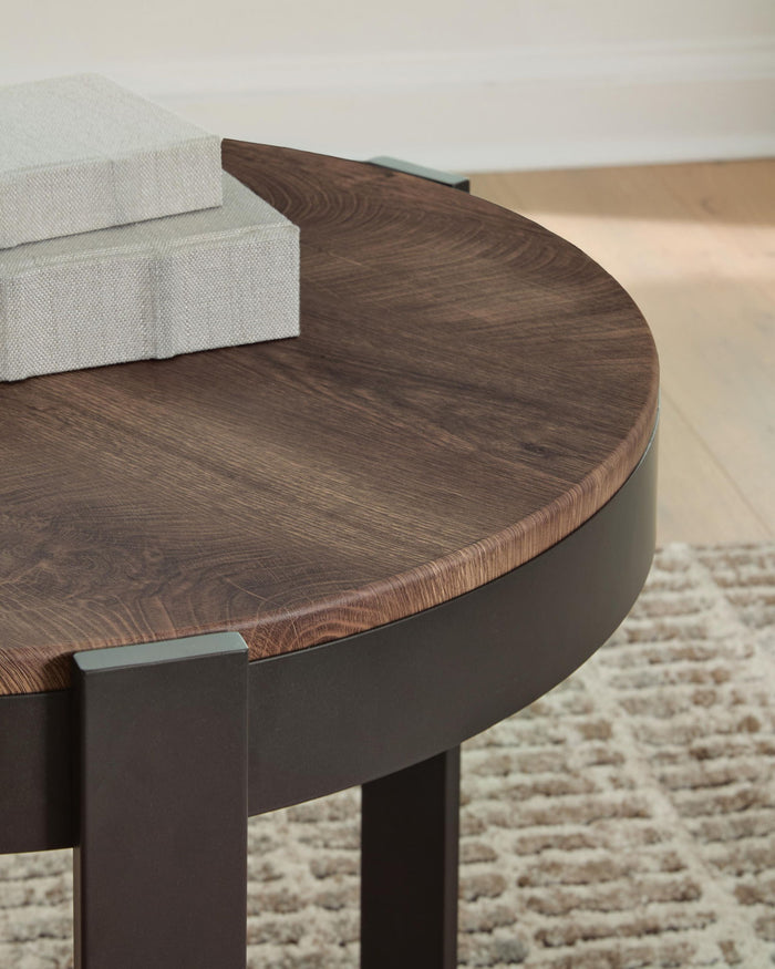 Horizon Hills - Occasional Table Set (Set of 3) - Brown / Black image 4