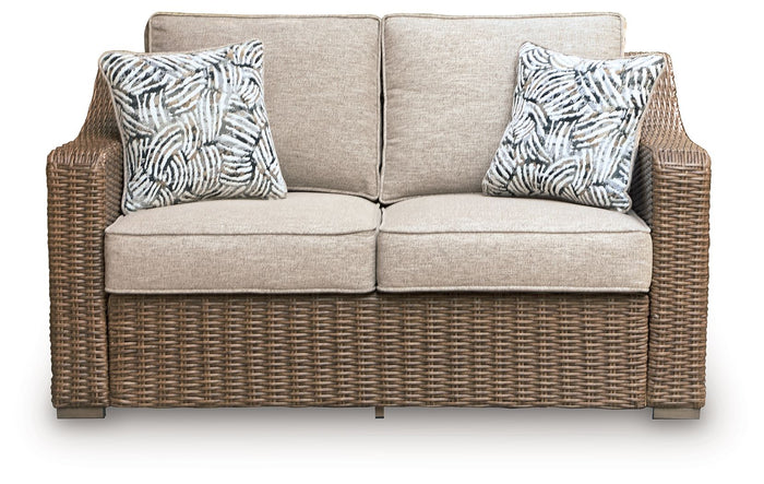 Laguna Heights - Loveseat With Cushion - Beige image 4