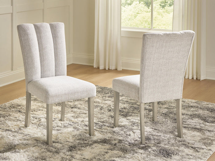 Larawyn - Dining Upholstered Side Chair (Set of 2) - Bisque image 4