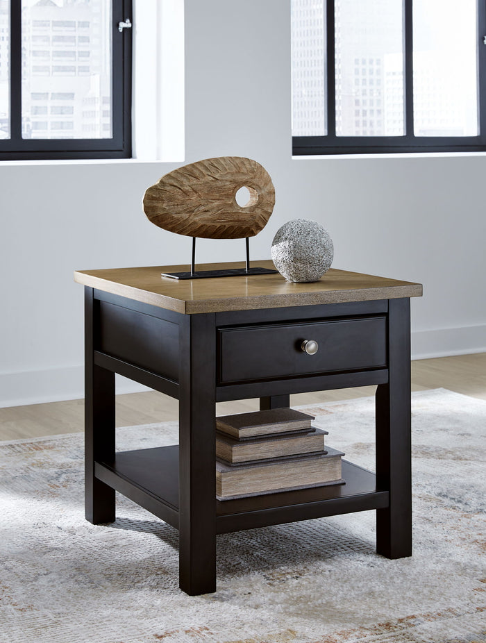 Drazmine - Rectangular End Table - Brown image 4