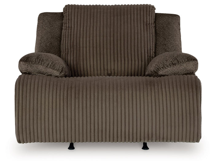 Top Tier - Rocker Recliner - Fabric - Chocolate image 4