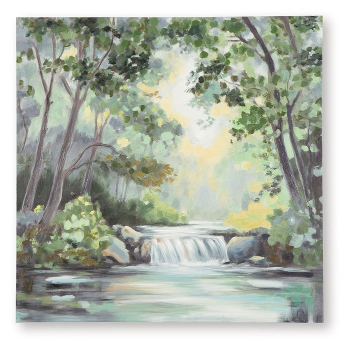 Evermaddick - Wall Art - Green / Gray / White image 1