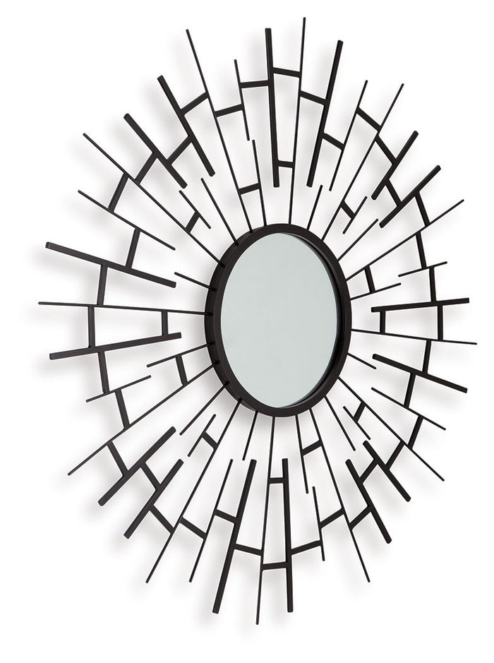 Garrenworth - Accent Mirror - Black image 4