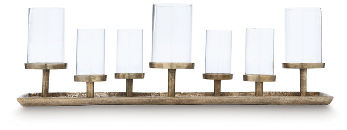 Wallmond - Candle Holder - Antique Brass Finish image 1