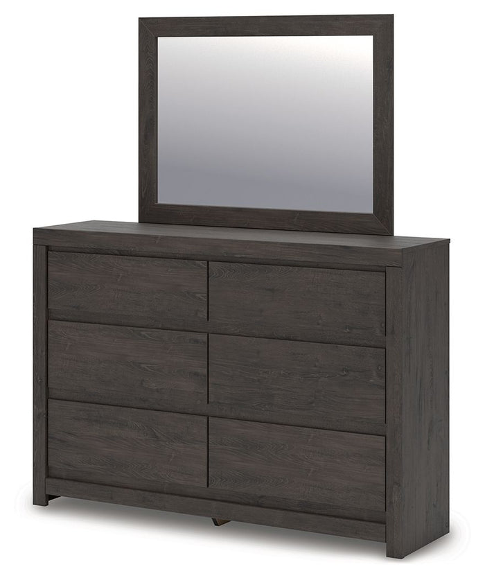 Fraluna - Dresser And Mirror - Charcoal image 4