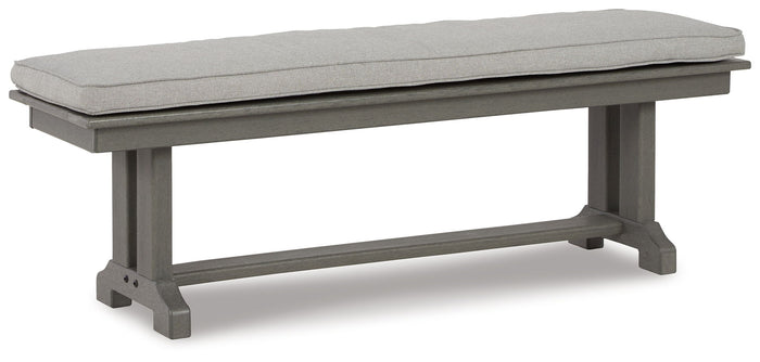 Visola - Bench with Cushion - Gray image 1