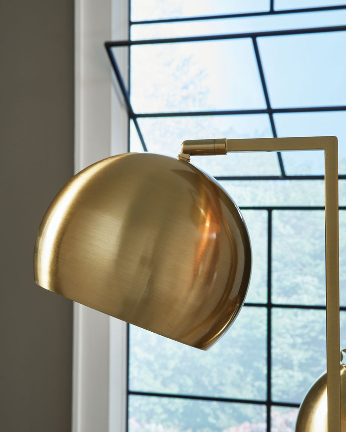Sorcha - Metal Floor Lamp - Gold Finish / Black image 4
