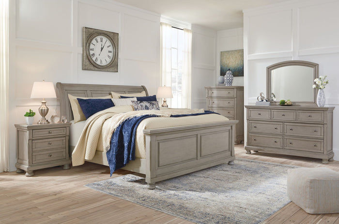 Lettner - Sleigh Bed Set image 1