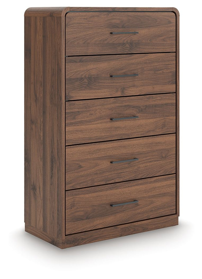 Fortlorn - Five Drawer Chest - Walnut Brown image 4