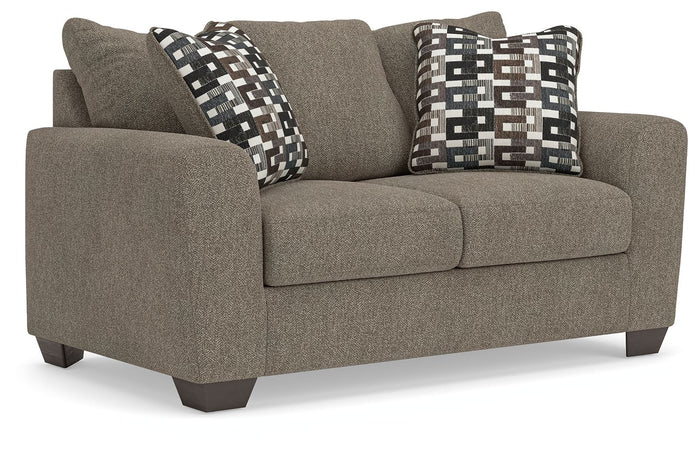 Triston-Peaks - Loveseat - Suede image 1