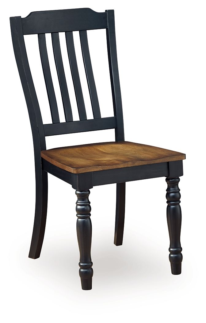 Clorazi - Dining Room Side Chair (Set of 2) - Black / Brown image 4