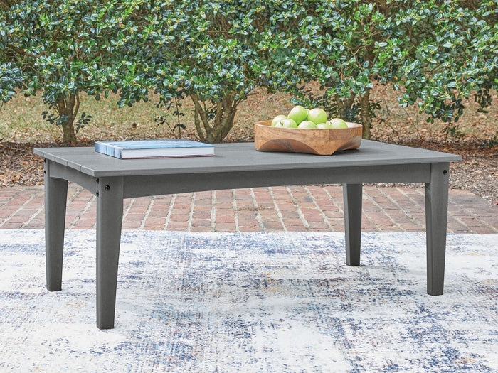 Cove Beach - Rectangular Cocktail Table - Gray image 4
