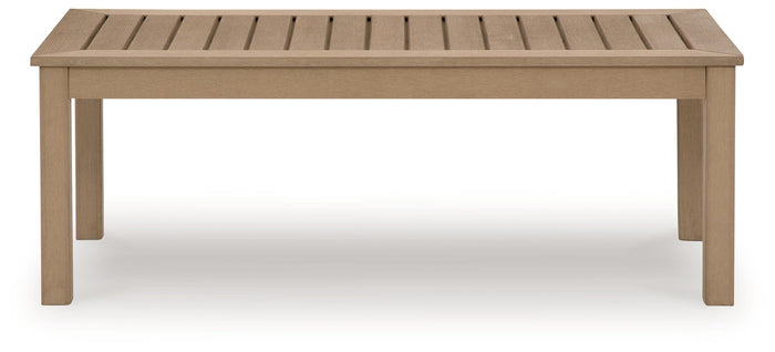 Hallow Creek - Rectangular Cocktail Table - Driftwood image 4